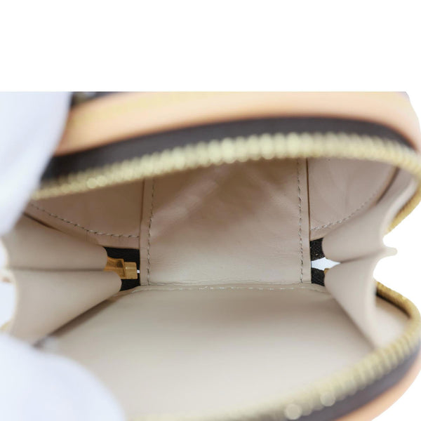 LOUIS VUITTON Boite Chapeau Mini Monogram Canvas Shoulder Bag Brown