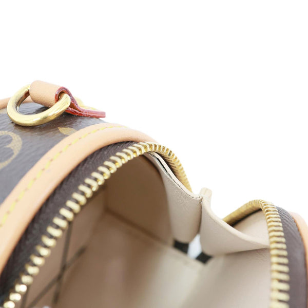 LOUIS VUITTON Boite Chapeau Mini Monogram Canvas Shoulder Bag Brown