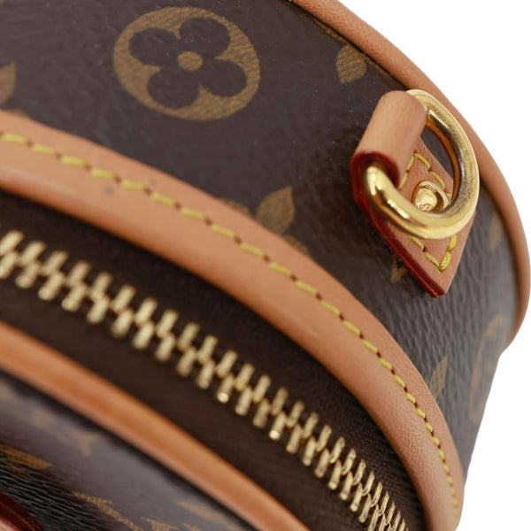 LOUIS VUITTON Boite Chapeau Mini Monogram Canvas Shoulder Bag Brown