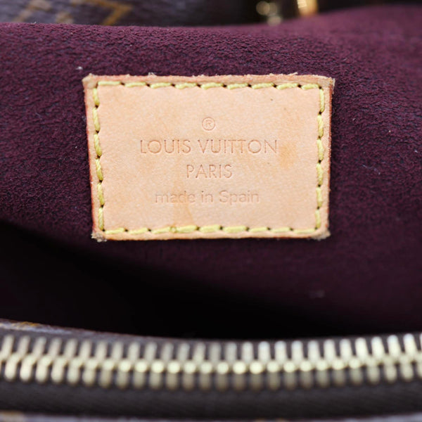 LOUIS VUITTON Montaigne MM Monogram Canvas Shoulder Bag Brown