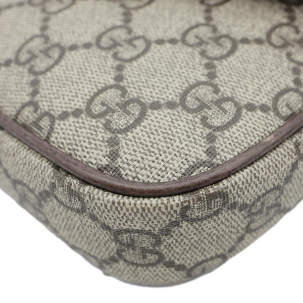 GUCCI Ophidia Pochette GG Supreme Canvas Shoulder Bag Beige 764961