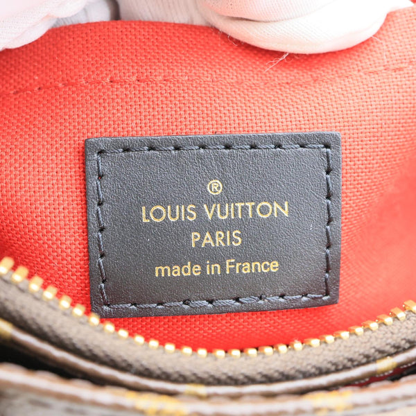 LOUIS VUITTON On-The-Go East West Monogram Canvas Chain 2way Shoulder Bag Brown