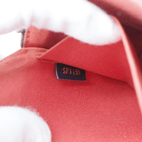 LOUIS VUITTON Felicie Pochette Monogram Empreinte Crossbody Bag Navy Blue