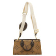 LOUIS VUITTON On-The-Go East West Monogram Canvas Chain 2way Shoulder Bag Brown