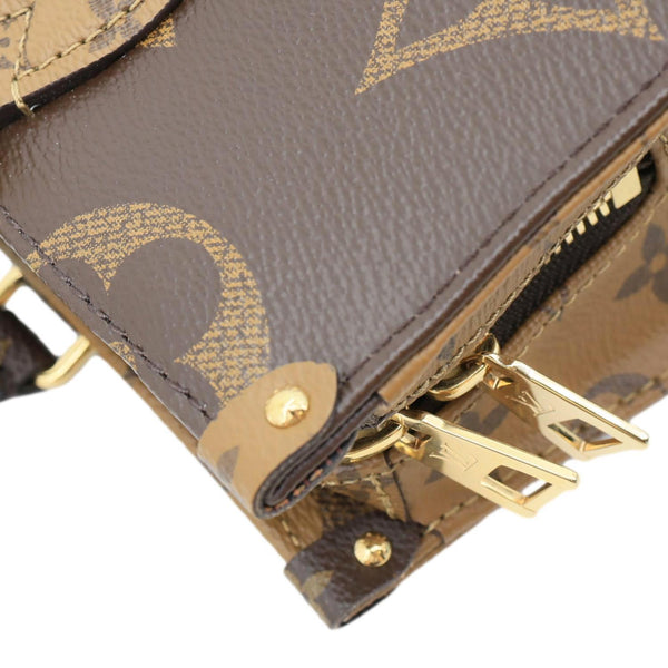LOUIS VUITTON On-The-Go East West Monogram Canvas Chain 2way Shoulder Bag Brown