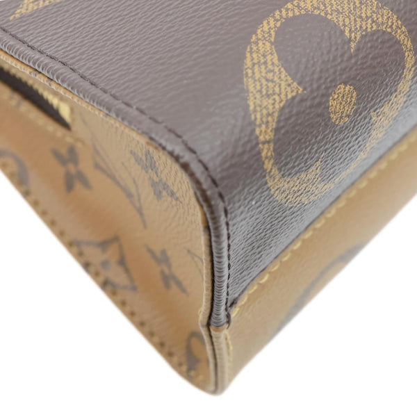 LOUIS VUITTON On-The-Go East West Monogram Canvas Chain 2way Shoulder Bag Brown