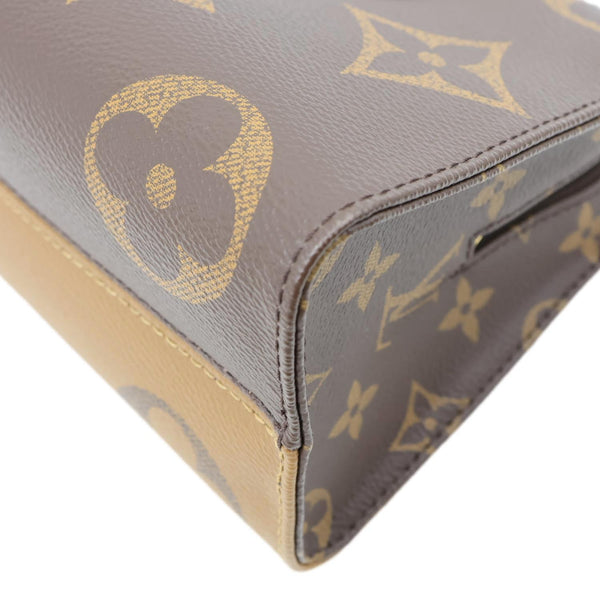 LOUIS VUITTON On-The-Go East West Monogram Canvas Chain 2way Shoulder Bag Brown