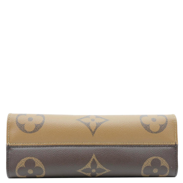 LOUIS VUITTON On-The-Go East West Monogram Canvas Chain 2way Shoulder Bag Brown
