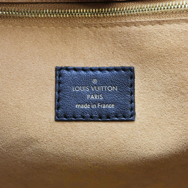 LOUIS VUITTON On My Side MM Monogram Canvas Leather Shoulder Bag Black