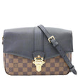 Louis Vuitton Clapton Damier Ebene Shoulder Bag Black