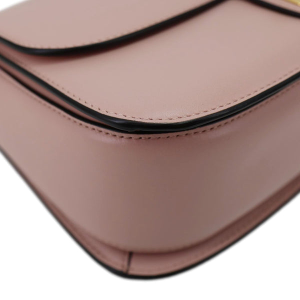 GUCCI Blondie Small Calfskin Leather Top Handle Shoulder Bag Pink 735101