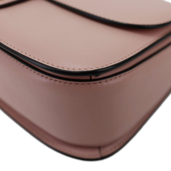 GUCCI Blondie Small Calfskin Leather Top Handle Shoulder Bag Pink 735101