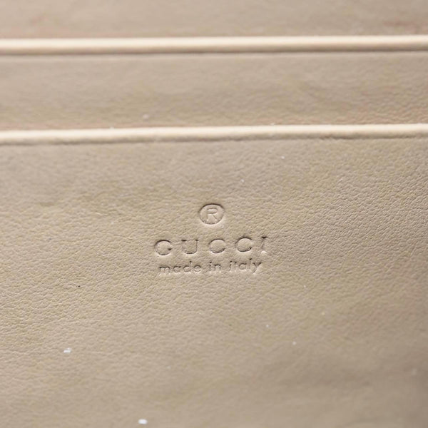 GUCCI Dionysus GG Supreme Canvas Chain Wallet Crossbody Bag Beige 401231