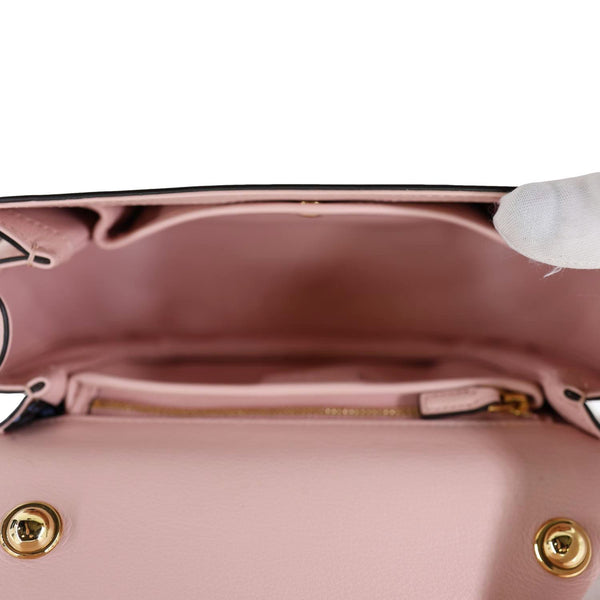 GUCCI Blondie Small Calfskin Leather Top Handle Shoulder Bag Pink 735101