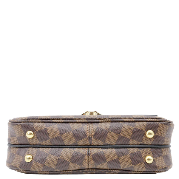 Louis Vuitton Clapton Damier Ebene Shoulder Bag Black