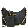 PRADA Re-Edition 2005 Saffiano Leather Shoulder Bag Black