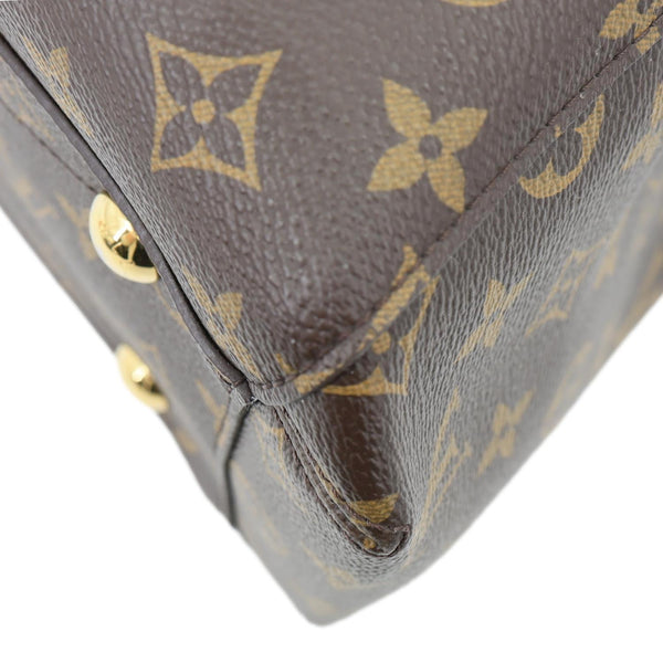LOUIS VUITTON Montaigne MM Monogram Canvas Shoulder Bag Brown