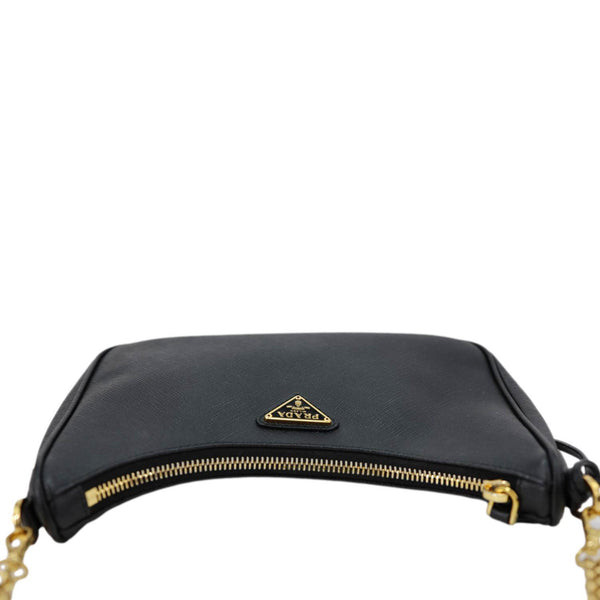 PRADA Re-Edition 2005 Saffiano Leather Shoulder Bag Black