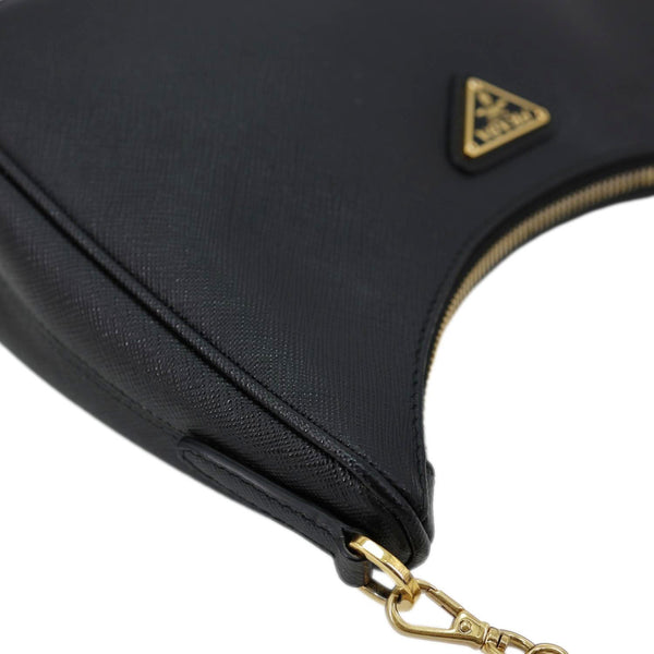PRADA Re-Edition 2005 Saffiano Leather Shoulder Bag Black