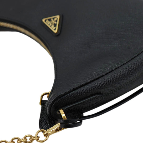 PRADA Re-Edition 2005 Saffiano Leather Shoulder Bag Black