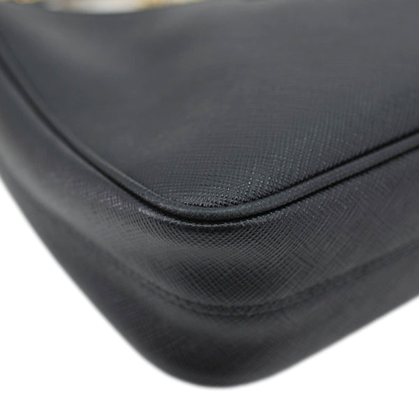 PRADA Re-Edition 2005 Saffiano Leather Shoulder Bag Black