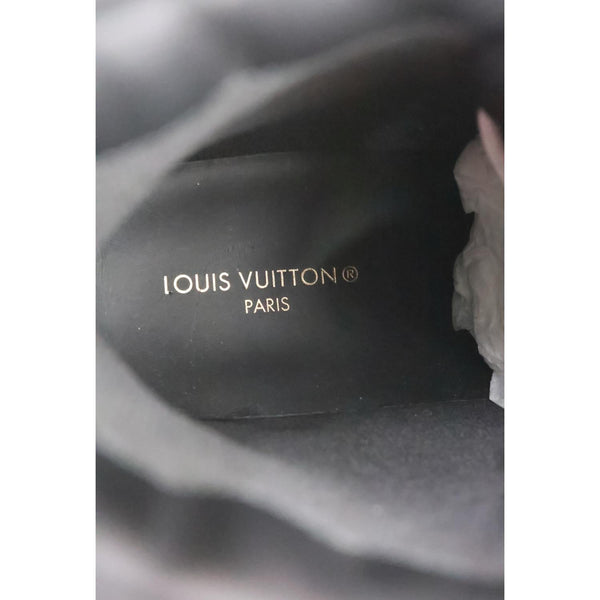 LOUIS VUITTON LV Squad Canvas Sneakers Size 41.5 Black
