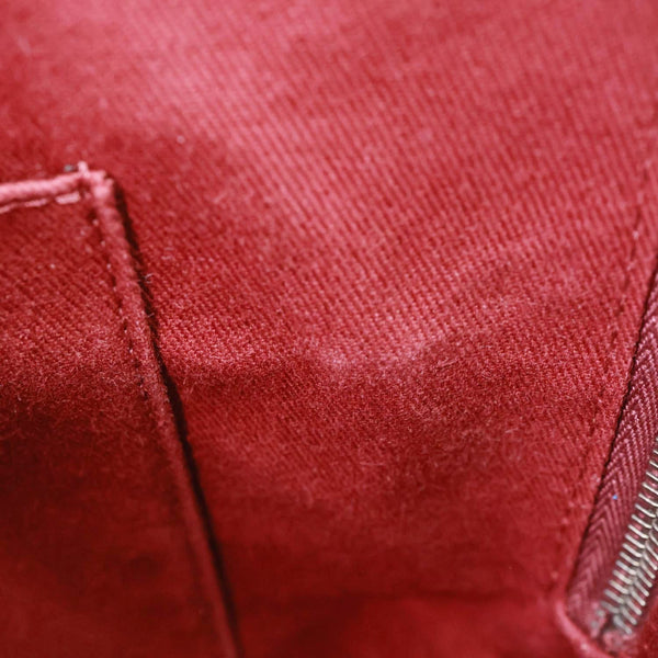 CHANEL Urban Small Grained Vegetal Calfskin Leather Shopping Tote Bag Burgundy