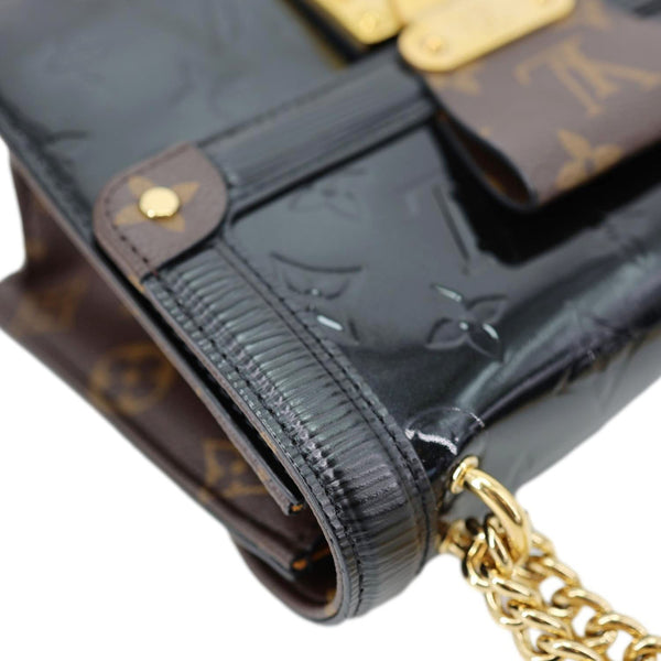 LOUIS VUITTON Wynwood Monogram Vernis Epi Leather Crossbody Bag Black