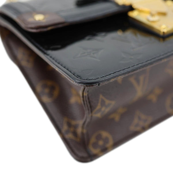 LOUIS VUITTON Wynwood Monogram Vernis Epi Leather Crossbody Bag Black