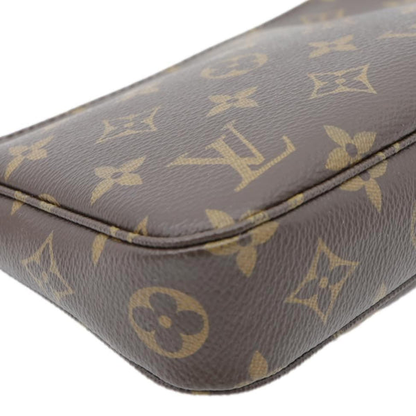 LOUIS VUITTON Pochette Accessoires Monogram Canvas Pouch Brown