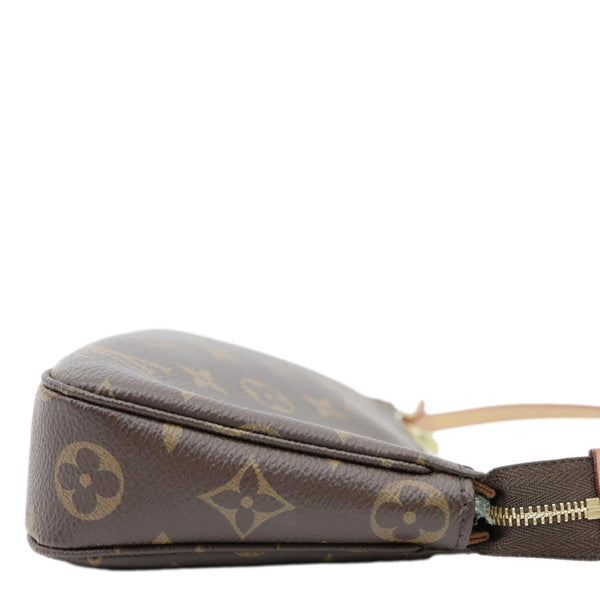 LOUIS VUITTON Pochette Accessoires Monogram Canvas Pouch Brown