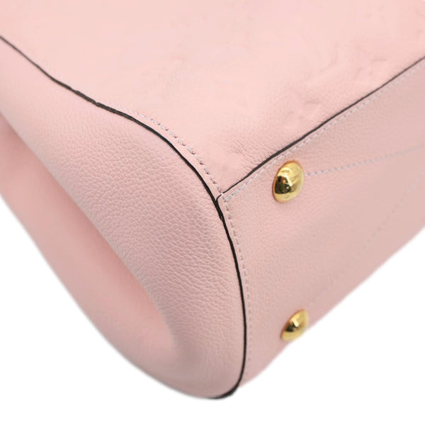 LOUIS VUITTON  Montaigne MM Monogram Empreinte Shoulder Bag Pink