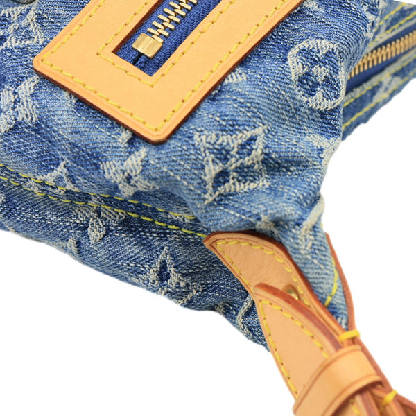 LOUIS VUITTON Baggy PM Monogram Denim Hobo Bag Blue