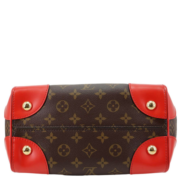 LOUIS VUITTON Phenix PM Monogram Canvas Shoulder Bag Coquelicot