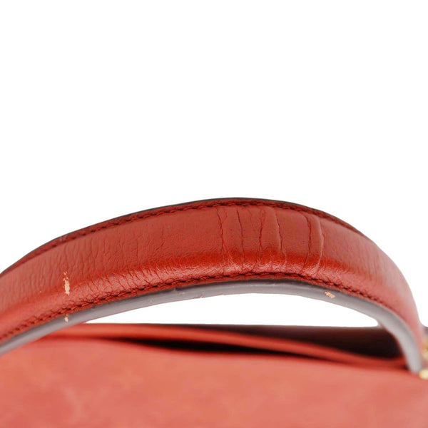 LOUIS VUITTON Metis Hobo Monogram Empreinte Shoulder Bag Red