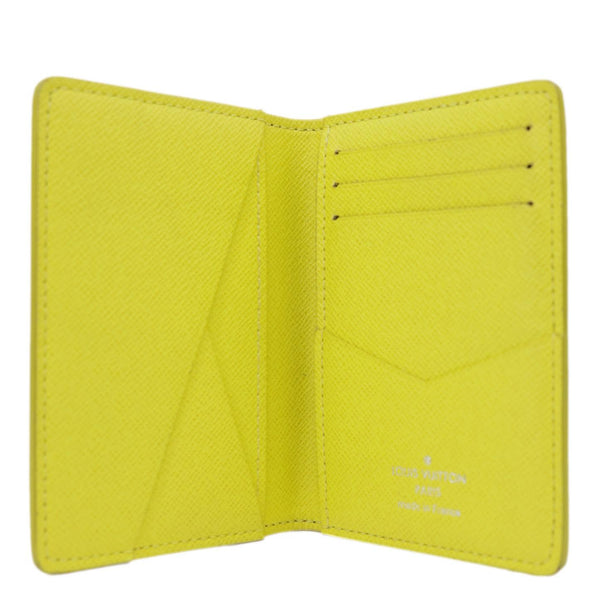 LOUIS VUITTON Virgil Abloh Rainbow Logo Damier Graphite Pocket Organizer Wallet Black