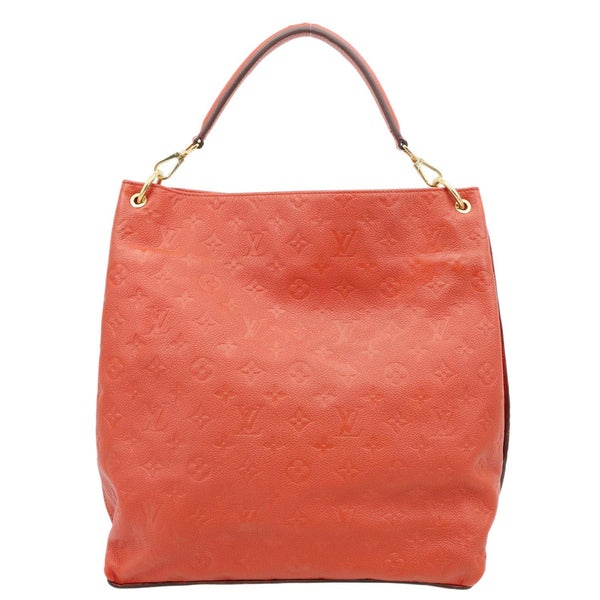 LOUIS VUITTON Metis Hobo Monogram Empreinte Shoulder Bag Red