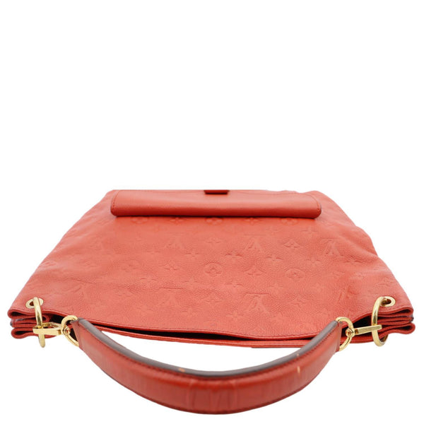 LOUIS VUITTON Metis Hobo Monogram Empreinte Shoulder Bag Red