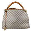 LOUIS VUITTON Artsy MM NM Damier Azur Shoulder Bag White
