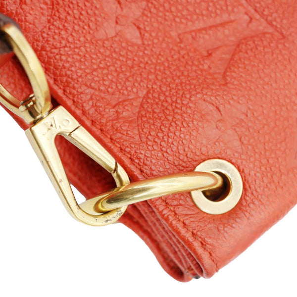 LOUIS VUITTON Metis Hobo Monogram Empreinte Shoulder Bag Red