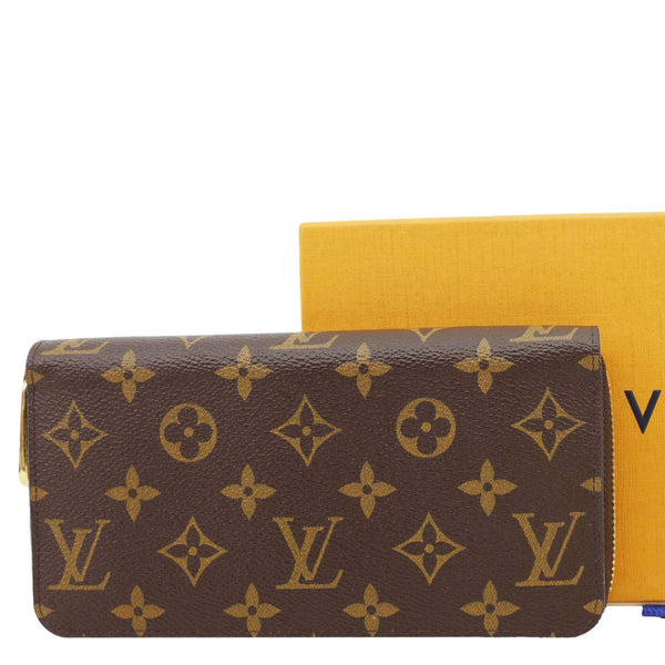 LOUIS VUITTON Monogram Canvas Zippy Wallet Rose Ballerine