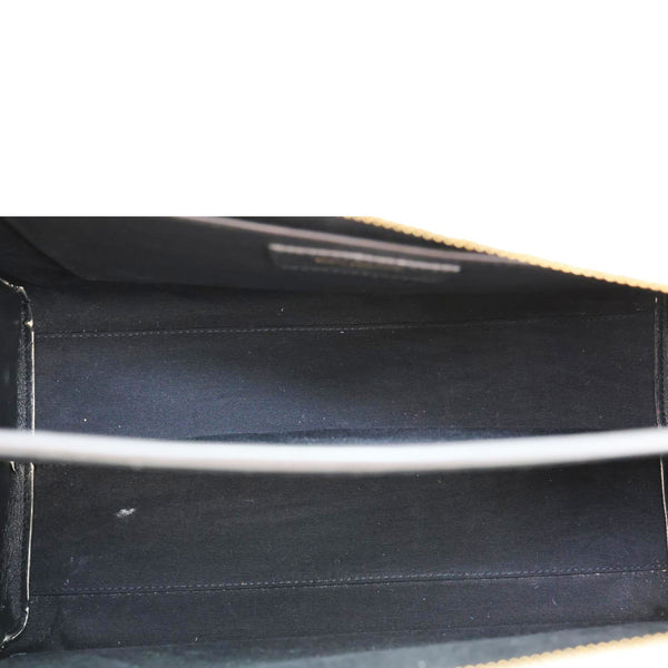 YVES SAINT LAURENT Uptown Smooth Leather Tote Bag Off White