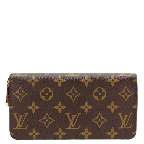 LOUIS VUITTON Monogram Canvas Zippy Wallet Rose Ballerine