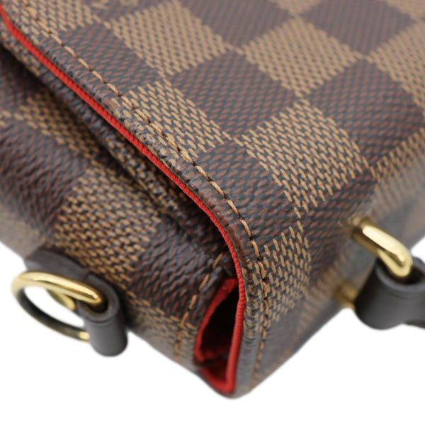 LOUIS VUITTON Croisette Damier Ebene Crossbody Bag Brown