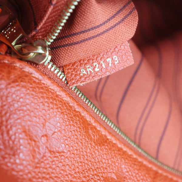 LOUIS VUITTON Metis Hobo Monogram Empreinte Shoulder Bag Red