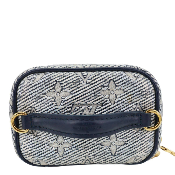 LOUIS VUITTON Monoglam Canvas Micro Vanity Case Navy Blue