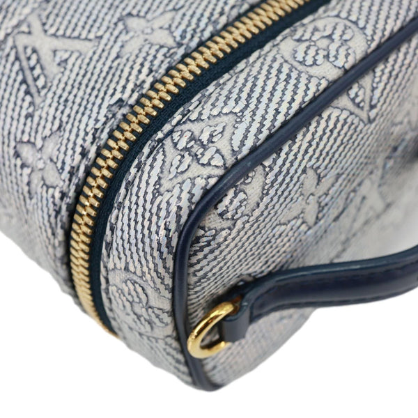 LOUIS VUITTON Monoglam Canvas Micro Vanity Case Navy Blue