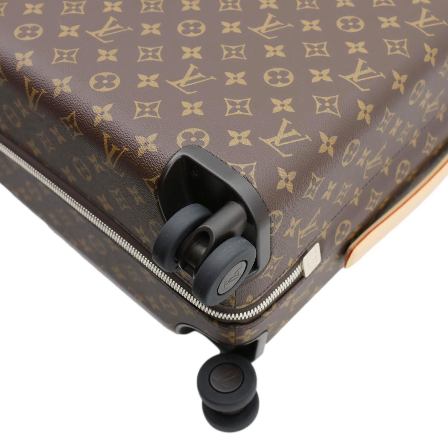 Louis Vuitton ビジネスバッグ ダークブラウン LOUIS VUITTON Horizon 55 Monogram Canvas Travel Bag Brown