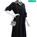 LOUIS VUITTON Monoglam Canvas Micro Vanity Case Navy Blue
