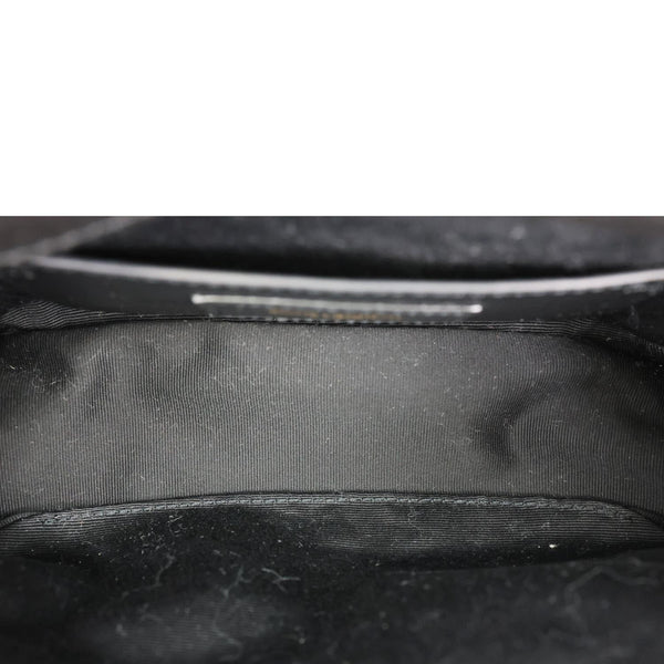 YVES SAINT LAURENT Jamie 4.3 Lambskin Leather Shoulder Bag Black